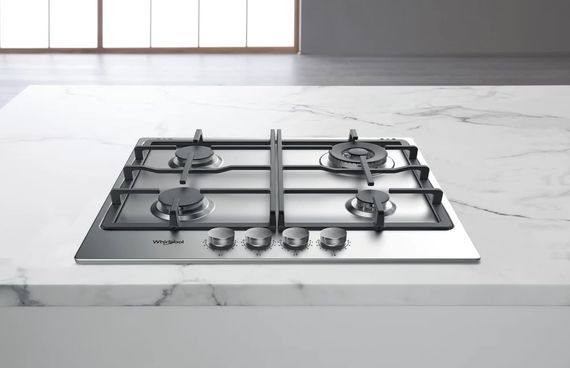 Варочная поверхность Whirlpool газовая TKRL661IXEU | Зображення 1