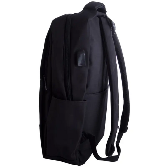 Рюкзак для чоловіків BAG, з виходом USB чорний, міський повсякденний рюкзак | Зображення 4