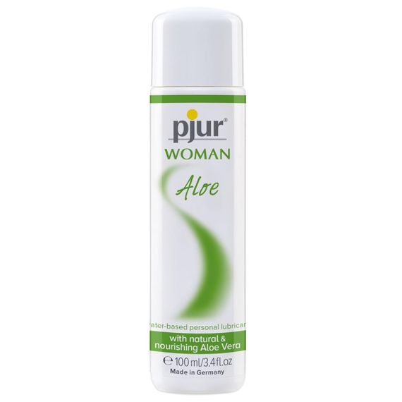 Лубрикант на водній основі pjur Woman Aloe 100 мл з екстрактом алое, зволожувальний, без парабенів sexstyle