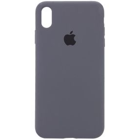 Чехол Silicone Case Full Protective (AA) для Apple iPhone XS Max (6.5") Серый / Dark Gray