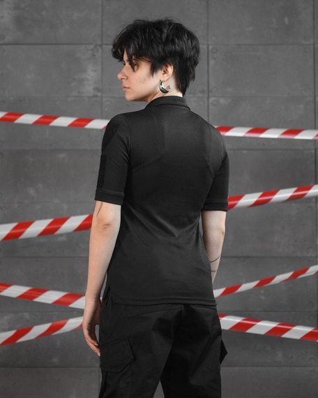 Женское поло black НП4951 | Зображення 4