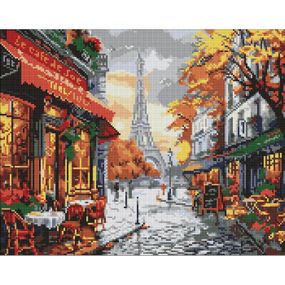 Алмазна мозаїка "Чарівність Парижа" ©art_selena_ua AMO8096, 40x50 см