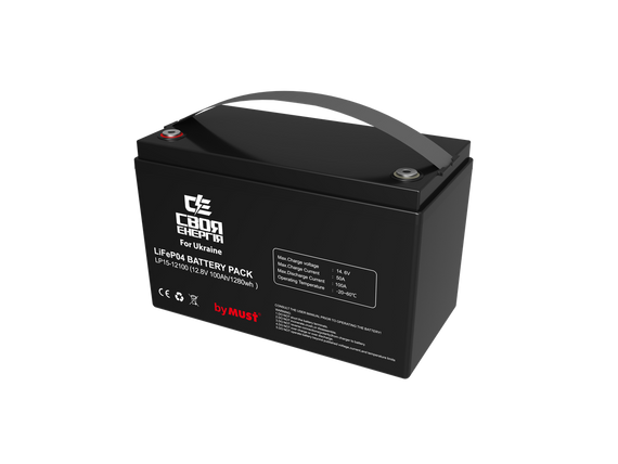 Аккумулятор MUST LiFePO4 LP1500-12100 12V 100Ah | Зображення 3