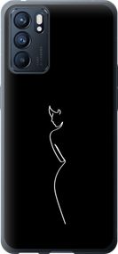 Чехол на Oppo Reno6 5G Силуэт1 "4590u-2651-17620"