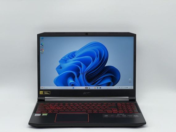 Игровой ноутбук Acer Nitro 5 AN515-55-53E5 / 15.6" (1920x1080) IPS / Intel Core i5-10300H (4 (8) ядра по 2.5 - 4.5 GHz) / 32 GB DDR4 / 960 GB SSD / nVidia GeForce RTX 3050, 4 GB GDDR6, 128-bit / WebCam б/у + Подарок Беспроводная мышь HOCO GM28 | Зображення 1