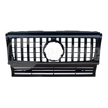 Решетка радиатора Mercedes Benz W463 15- (глянц. чёрная) GTR, AutoTechteile, 130 8875, 120 8852