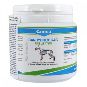 Вітаміни Canina Canhydrox GAG для собак, при проблемах з суглобами та м'язами, 100 г (60 таб)