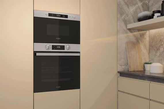 Вбудована мікрохвильова піч Whirlpool MBNA900X 22 л чорна | Зображення 3