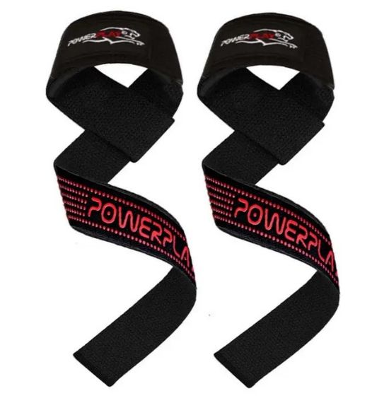 Лямки для тяги PowerPlay 7064 Чорно-Червоні (PP_7064_Black/Red)