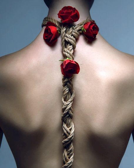 Верёвка для бондажа Star Night черная, One Size sexstyle | Зображення 1