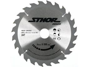 Диск пильний по дереву Ø-200/30х2,2мм 24 зуби Польща STHOR-08829