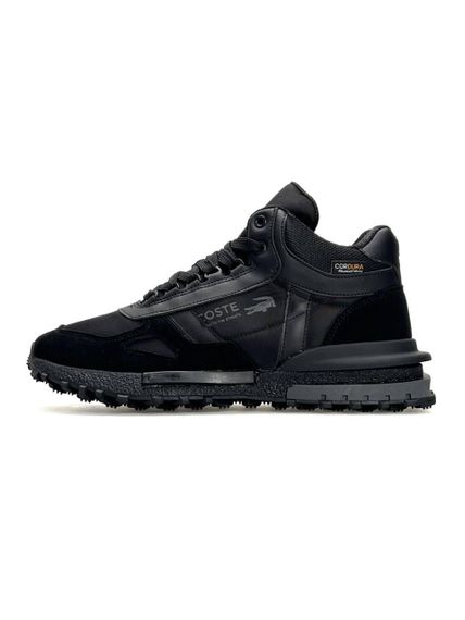 Зимові Чоловічі кросівки New Lacoste Elite Active High Fur All Black (топ якість) А4865 42 26,5 | Зображення 1