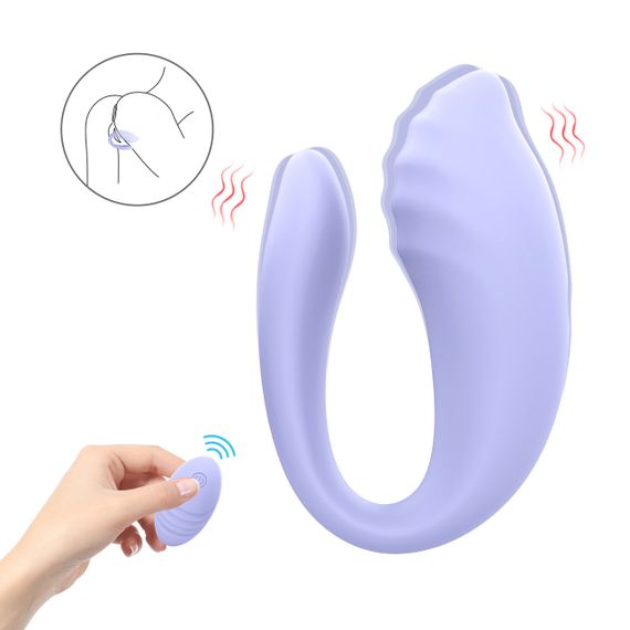 Вібратор для пар Every Night Toys Cosima з дистанційним керуванням, лавандовий, 10 режимів sexstyle