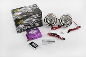 Аудиосистема 2.0   mod:928С   (3, хром, сигн., МР3/FM/MicroSD/USB, ПДУ, разъем ППДУ 3.5mm)