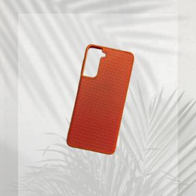 Чохол Samsung S21 помаранчевий