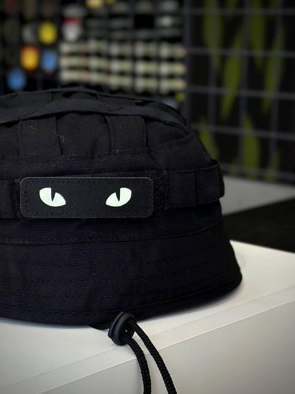Панама Короткі Поля + Очі Чорний Black | Зображення 8