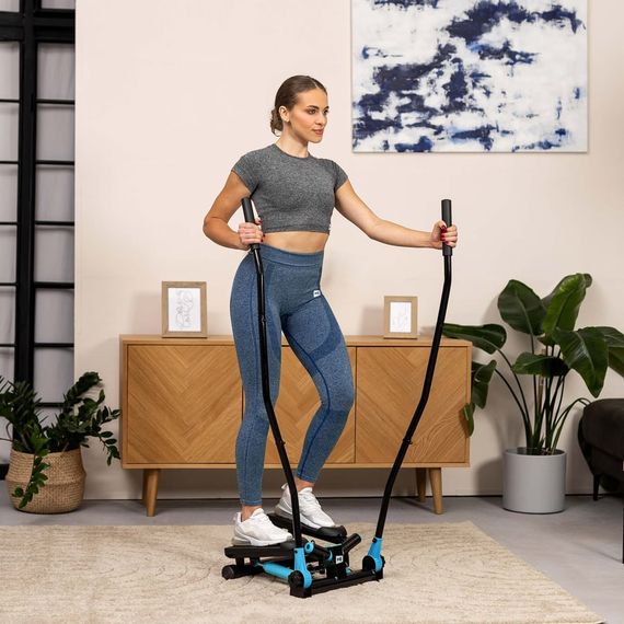 Степпер Hop-Sport HS-045S Slim голубой | Зображення 1