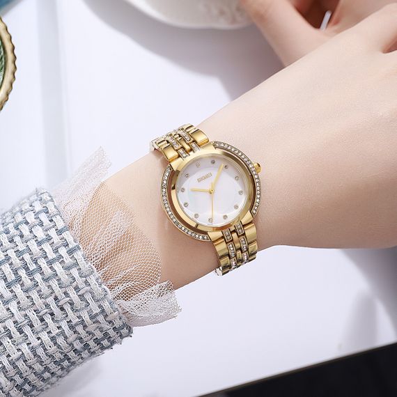 Жіночий годинник Skmei 1979GD Gold | Зображення 4