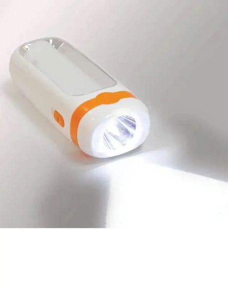 Стильный фонарь-лампа 2в1 аккумуляторный 1200mAh, с боковым светом, FA-7677 / Мощный переносной фонарик | Зображення 3