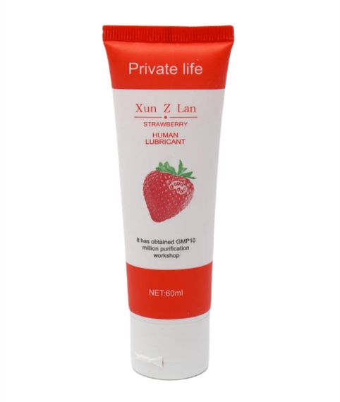 Оральний лубрикант Private life із полуничним смаком 60 ml | Зображення 1