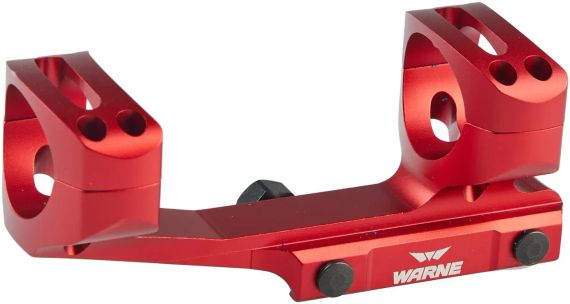 Кріплення-моноблок Warne X-Skeleton Mount. d - 30 мм. Ultra High. Weaver/Picatinny. Red | Зображення 2