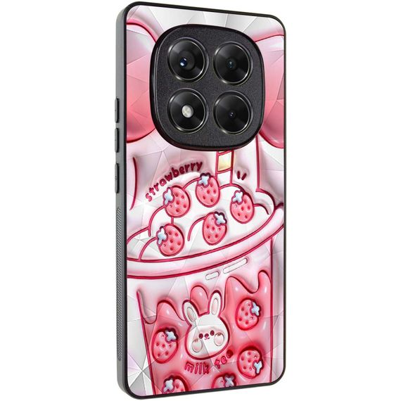 TPU+PC чохол Prisma Fluffie для Xiaomi Redmi Note 14 Pro 5G Strawberry