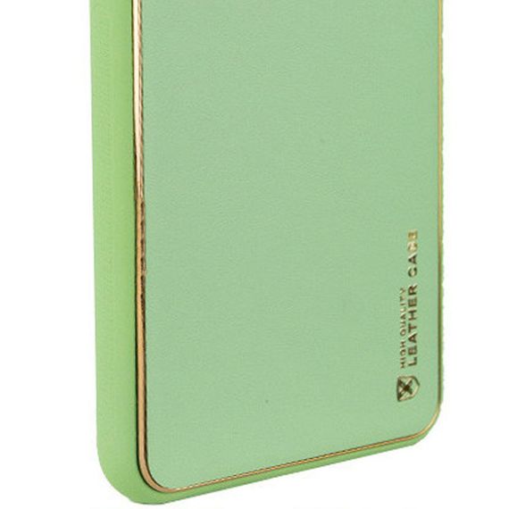 Кожаный чехол Xshield для Samsung Galaxy S24 Зеленый / Pistachio | Зображення 1