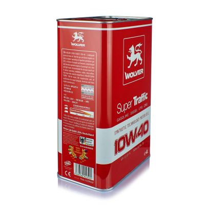 Моторное масло Wolver Super Traffic 10W-40 4л (4260360942525) | Зображення 1