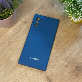 Чохол Samsung Note 10 софт тач Синій