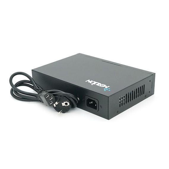 POE коммутатор Merlion 8 POE 10/100 + 2 RJ45 10/100/1000 + встроенный блок питания 52V 2.3A | Зображення 2