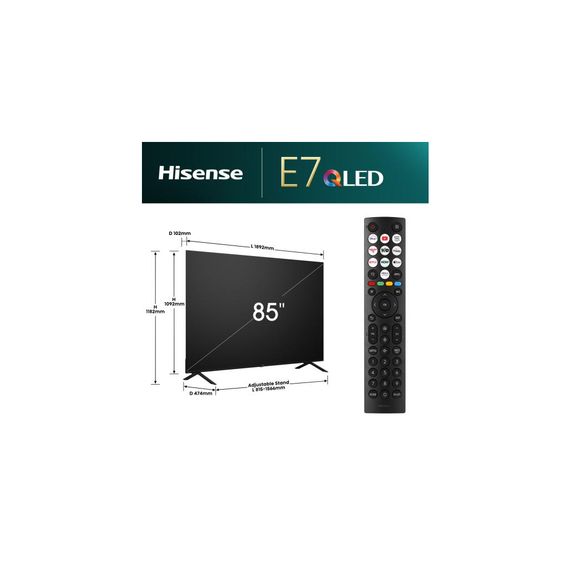 Телевизор Hisense 85E7NQ | Зображення 3