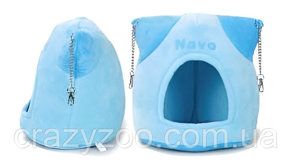Гамак-будиночок для гризунів та птахів ZK NAVO 21х20х21 см 1110 | Зображення 2