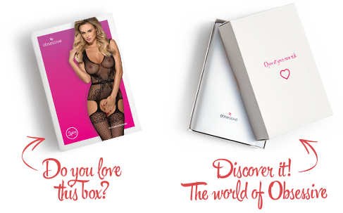 Бодістокінг Obsessive Bodystocking F217 XL/XXL, елегантний силуетний малюнок, імітація панчіх | Зображення 6