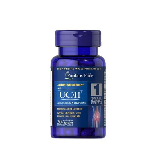 Коллаген типа II активный Puritan's Pride UC-II 40 mg Active Collagen Compound 30 Capsules