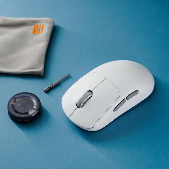 Бездротова миша Zaopin Z2 4K, ігрова бездротова миша з трирежимним Bluetooth/ 2,4 ГГц/ USB-C White | Зображення 3