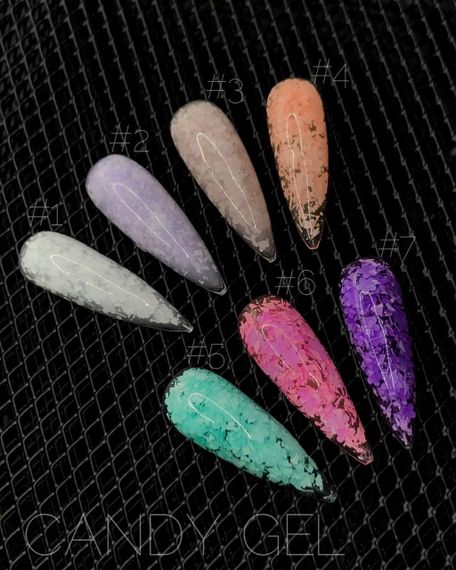 Гель для дизайна ногтей Crooz Candy Gel 01 (белый) 5мл | Зображення 4