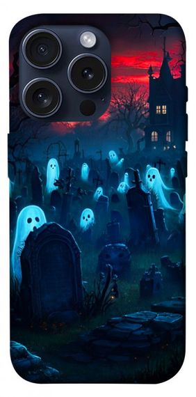 Чохол з картинкою Літаючі привиди для Apple iPhone 15 Pro (6.1")