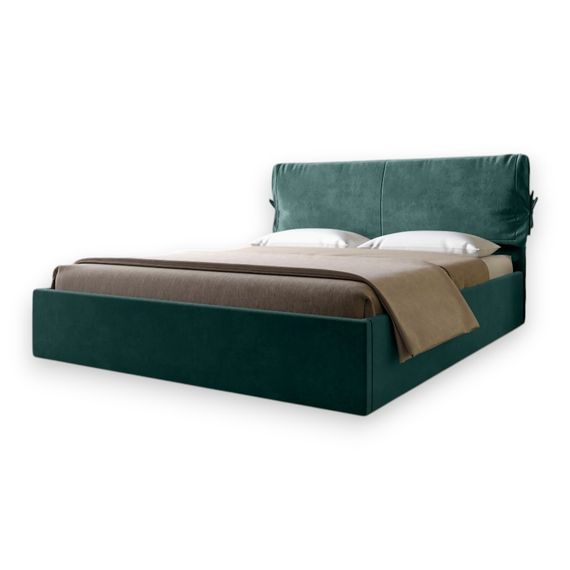 Двоспальне ліжко з м`яким узголів`ям LION Порто Парадіз 38 160х200 см (LION-041737) | Зображення 1