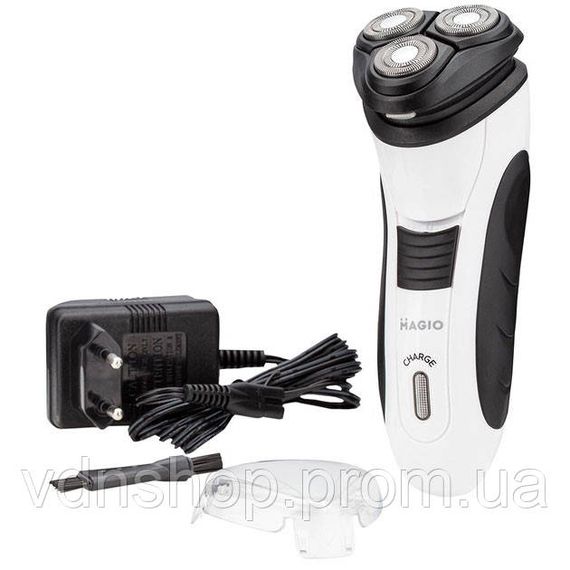 Електрична бритва для стрижки з вологозахистом MAGIO MG-685, Акумуляторна бритва для гоління голови BM-68 | Зображення 2