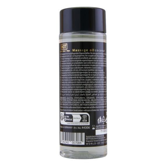 Масажна олія HOT Massage Oil Vanilla з ароматом ванілі, 100 мл | Зображення 1