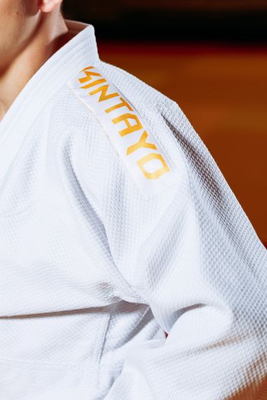 Кімоно для дзюдо біле, TM "Kintayo" Wazari, 140 зріст, щільність 650 гр/м.кв. | Зображення 4