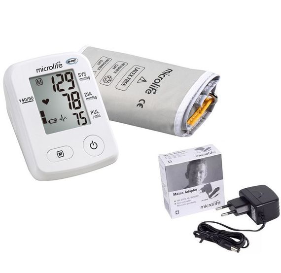 Тонометр Microlife BP A2 Classic с оригинальной манжетой Microlife + адаптером Microlife AD-1024 гарантия 5лет