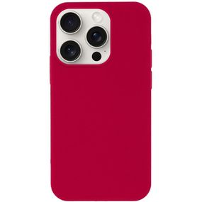 Чехол Silicone Case Full Protective (AA) NO LOGO для Apple iPhone 14 Pro Max (6.7") Красный / Rose Red