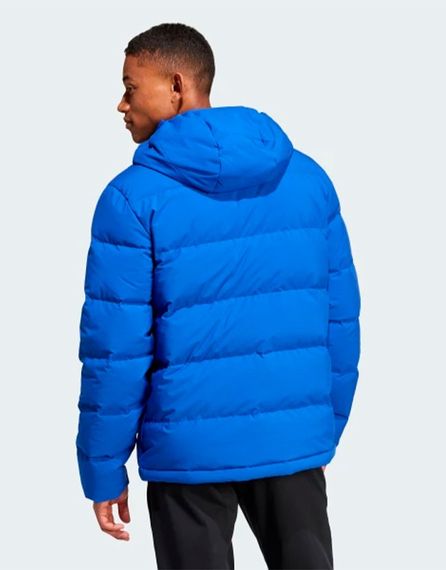 Зимова куртка adidas Helionic S blue Оригінал з капюшоном | Зображення 4