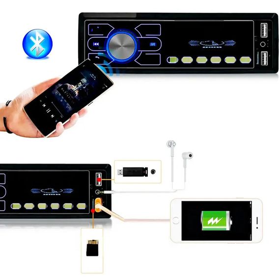 Сенсорна автомагнітола з Bluetooth XPRO MP3-3886 1DIN (234565399_515) | Зображення 2