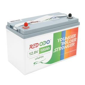 Аккумуляторная батарея LiFePO4 Redo 12V 100A h Self-heating, 1280W h, BMS 100A