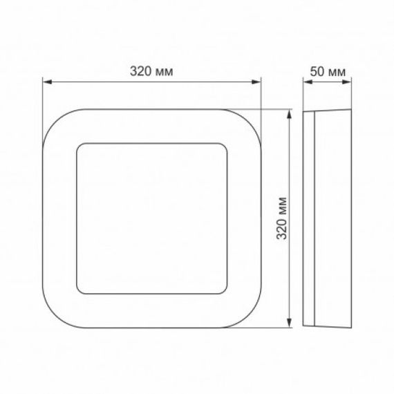 Светодиодный уличный светильник VIDEX ART VL-BHFS-305 30W 5000K 220V водо-, пылезащищенный (25804) | Зображення 3