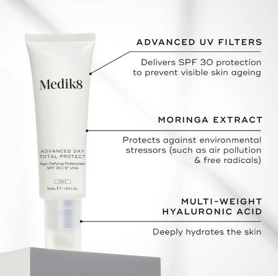 Крем для обличчя Medik8 Medik8 Advanced Day Total Protect SPF30 50 ml | Зображення 1