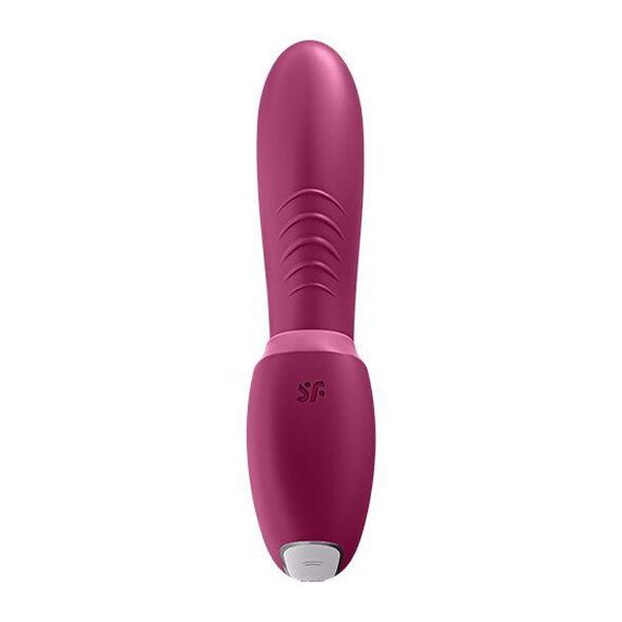 Вакуумний смарт вібратор Satisfyer Sunray червоний інноваційний стимулятор клітора з дистанційним керуванням | Зображення 4