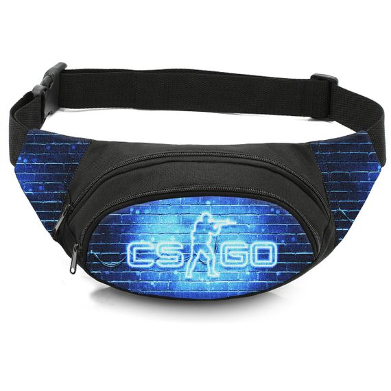 Сумка-бананка детская с принтом Counter-Strike поясная сумка для мальчика (4499)